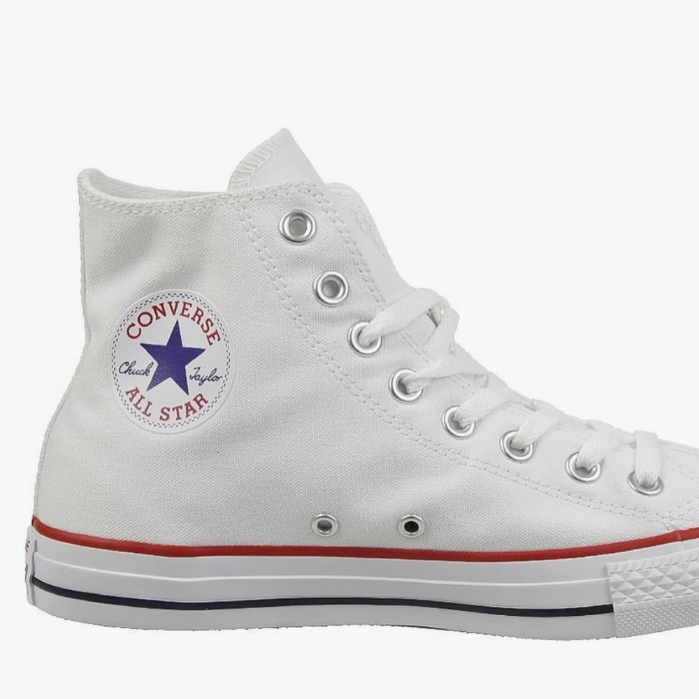 Converse High top White uni Sex